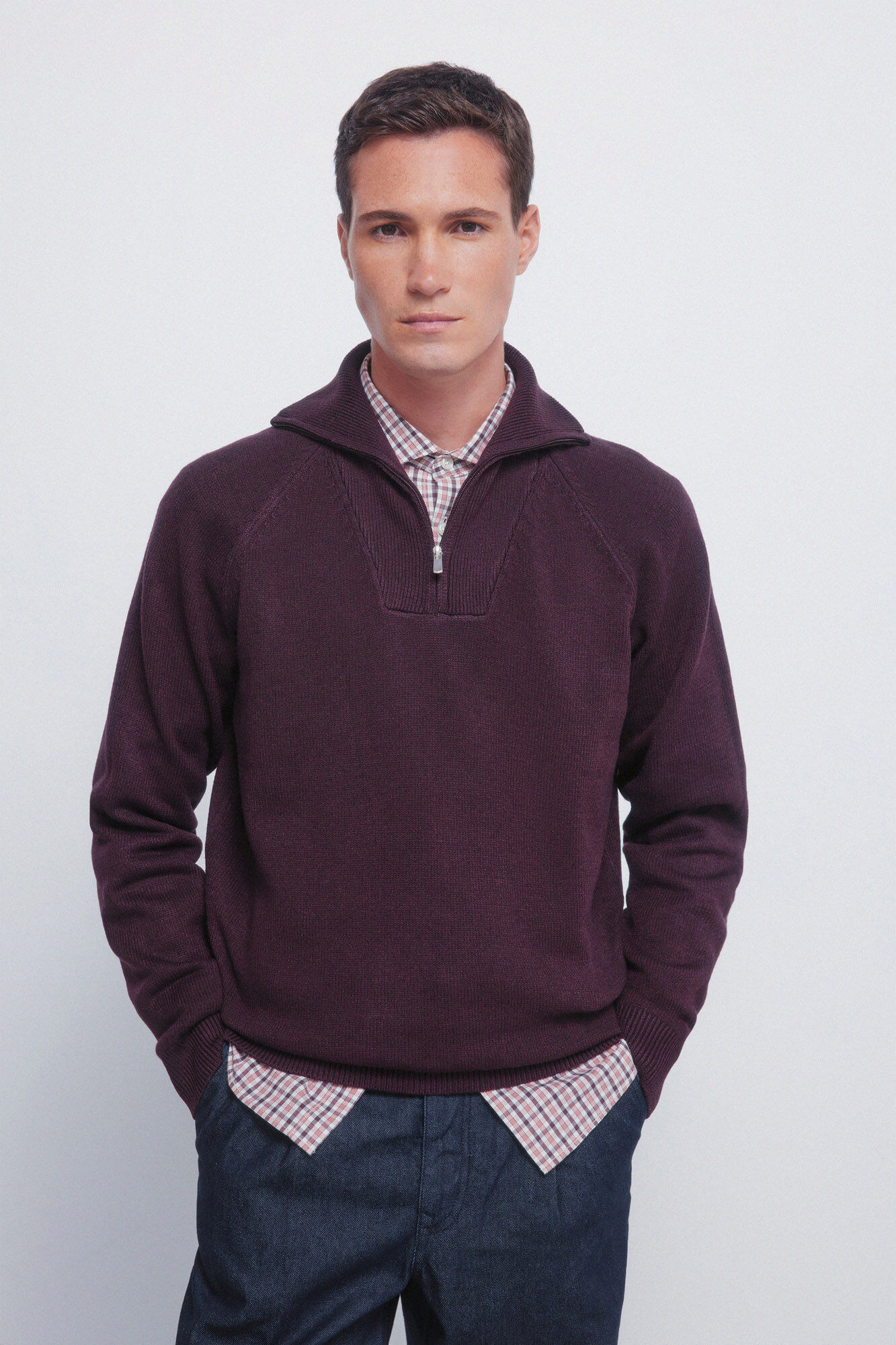 Springfield Jersey moda cuello camionero