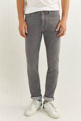 Springfield Jeans grises skinny be-stretch lavado medio gris medio