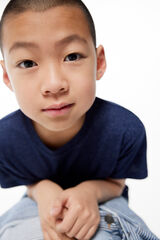 Springfield Kids T-shirt riscas finas menino azul