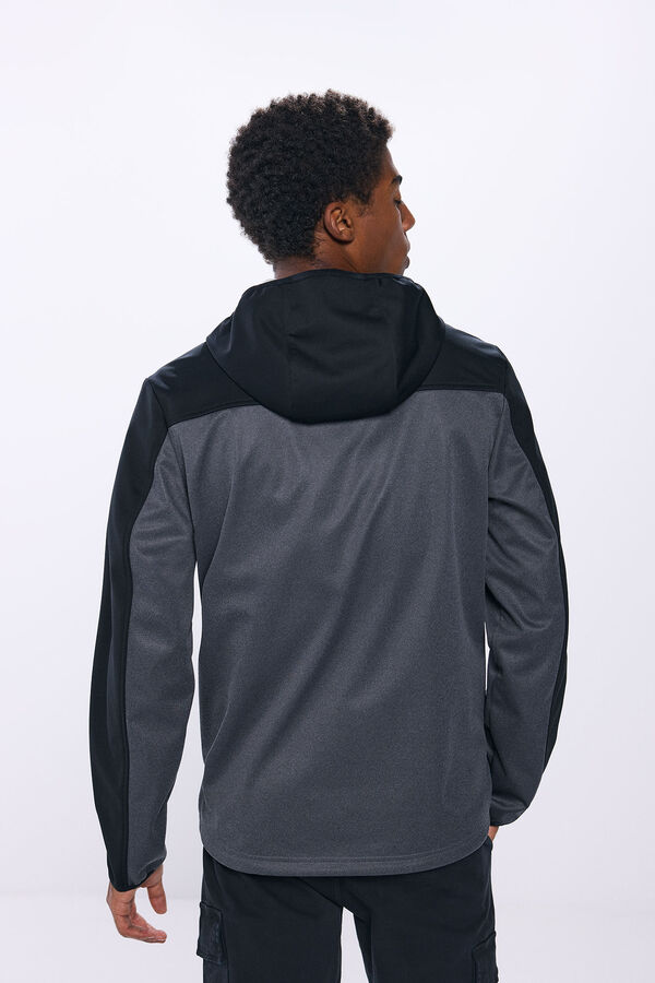 Springfield Parka t&eacute;cnica shoftshell negro