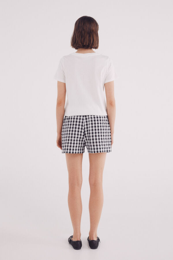 Springfield Cal&ccedil;&otilde;es xadrezes vichy preto