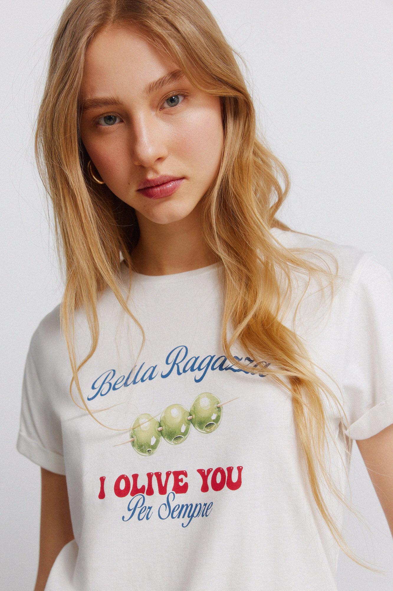 Springfield T-shirt de manga curta com desenho