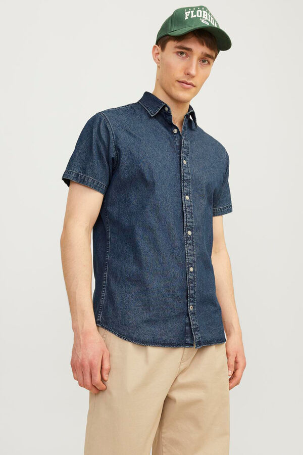 Jack & Jones Camisa vaquera slim fit azul