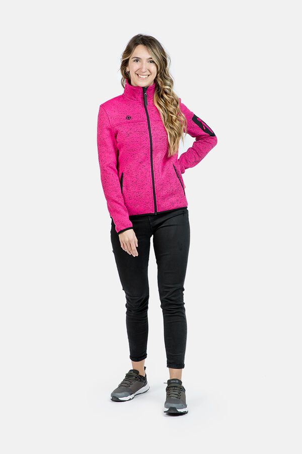 Izas Jaqueta Polar Tricotada rosa