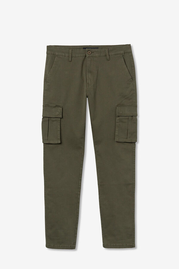 Tiffosi Pantal&oacute;n Cargo Comfort Fit verde