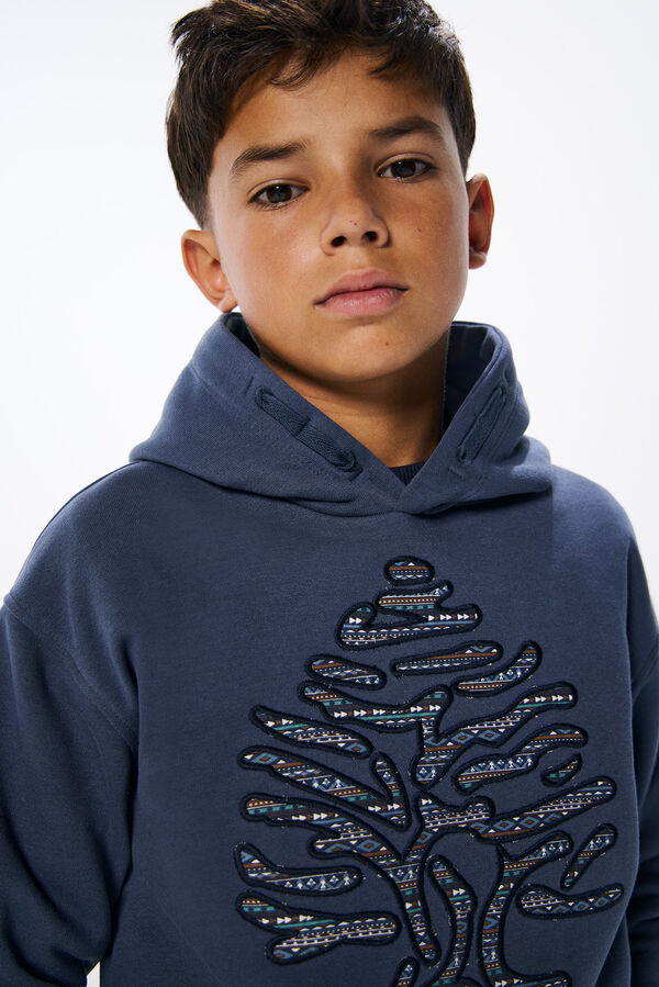 Springfield Kids Sudadera Arbol ni&ntilde;o azul