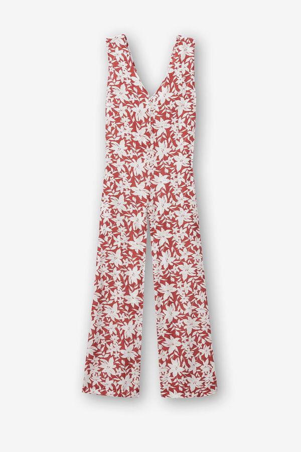 Tiffosi Mono Estampado Floral rojo