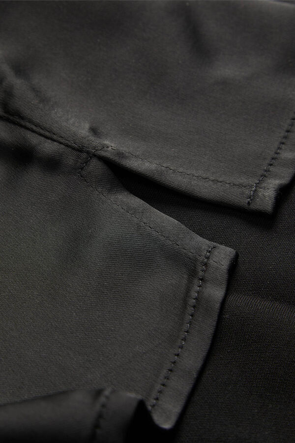 Jack & Jones Top lencero satinado negro