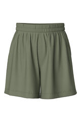 Pieces Calças curtas fluidas verde