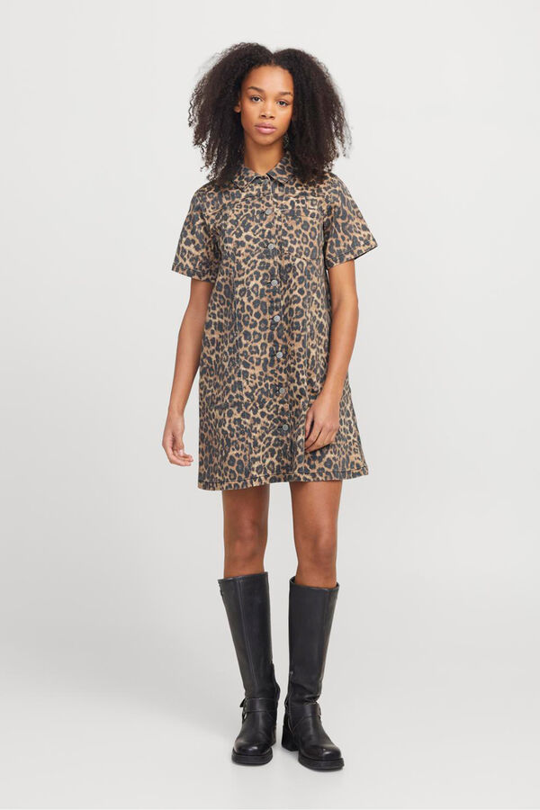 Jack & Jones Vestido regular fit tostado