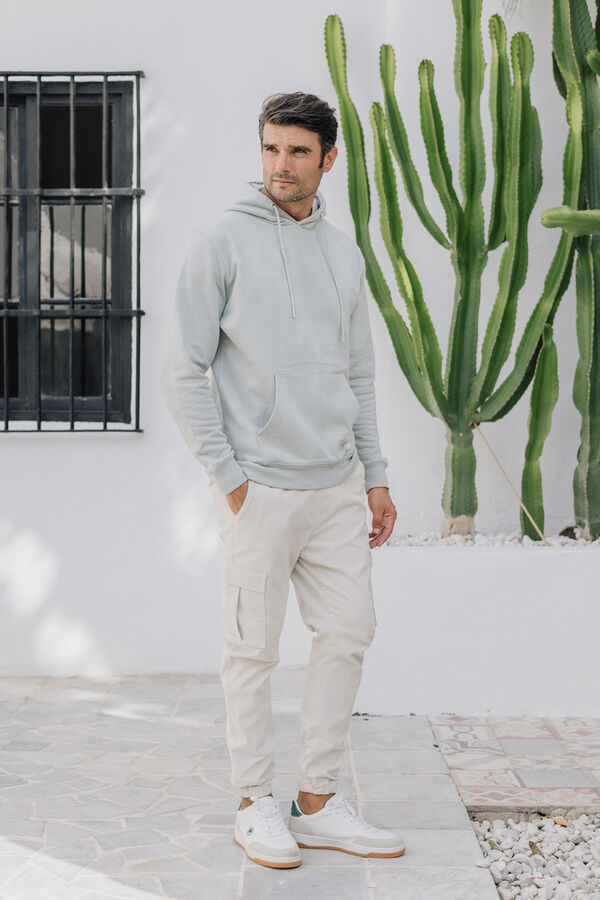 Celopman Sudadera Canguro Con Capucha verde