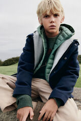 Springfield Kids Casaco acolchoado menino verde