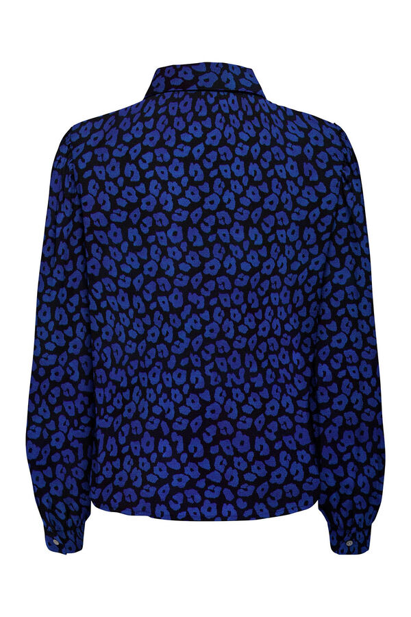 JDY Camisa manga larga azul