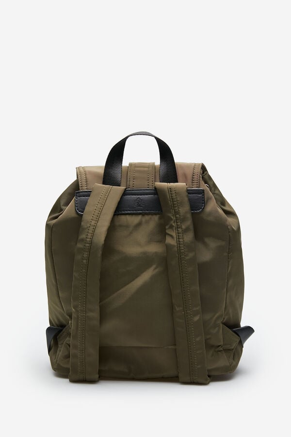 springfield Mochila nylon bolsillos nude