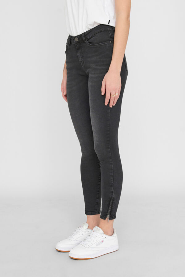 Springfield Skinny Jeans gris medio