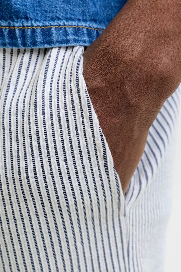 Jack & Jones Bermuda felpa relaxed blanco