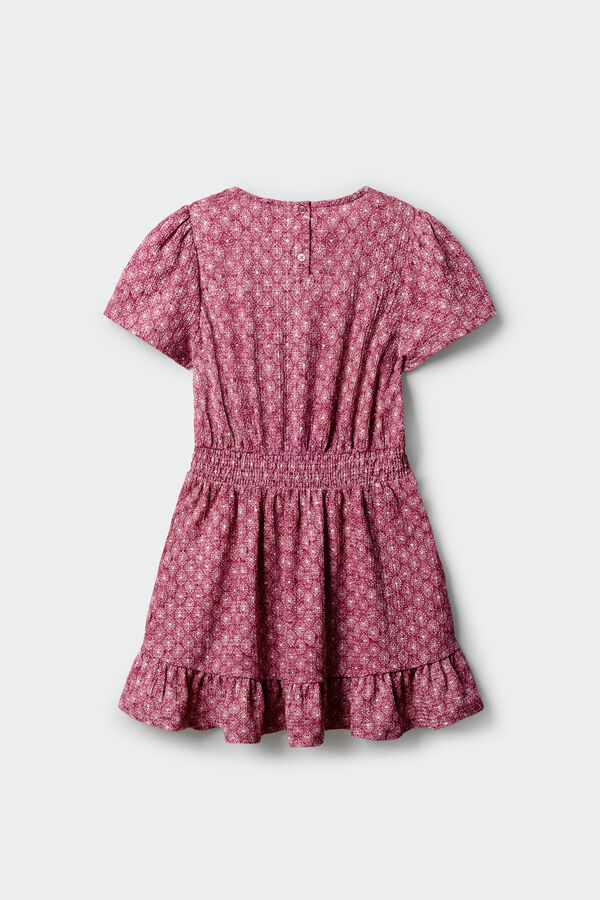 Springfield Kids Vestido de menina manga curta IKAT rosa