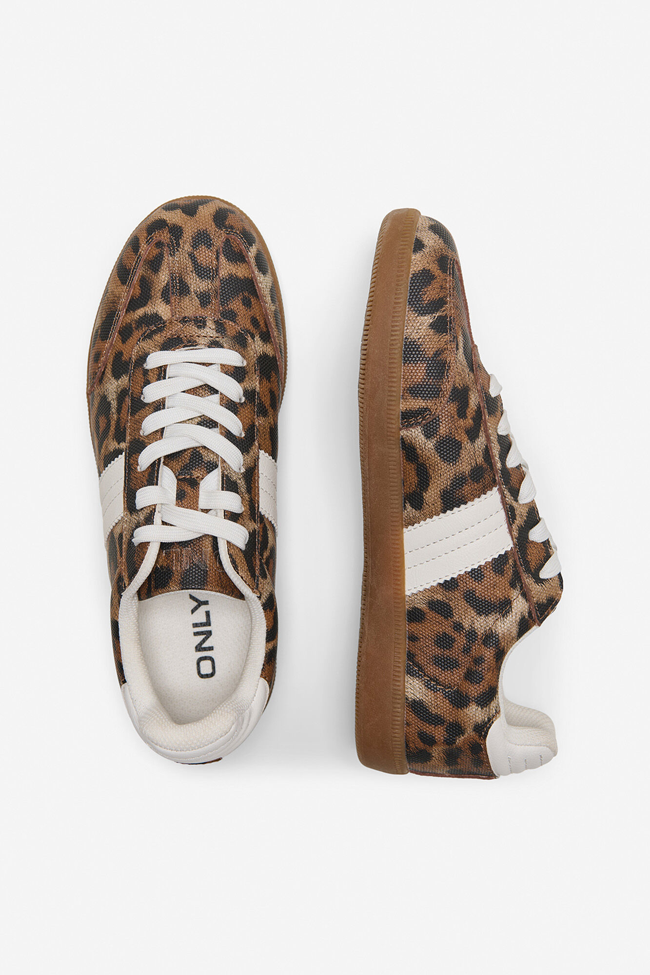 Only Zapatilla baja contraste franja