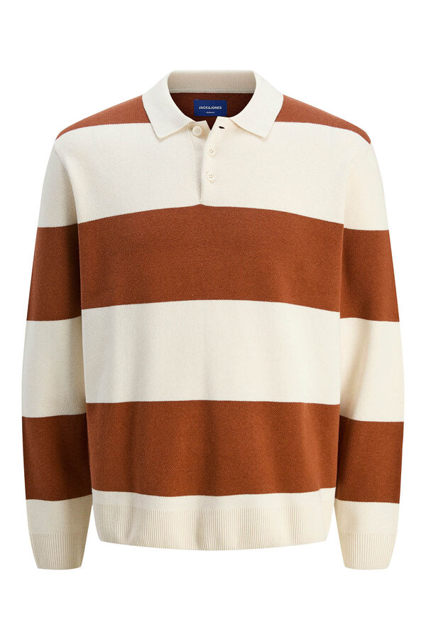 Jack & Jones Pólo de malha mangas branco
