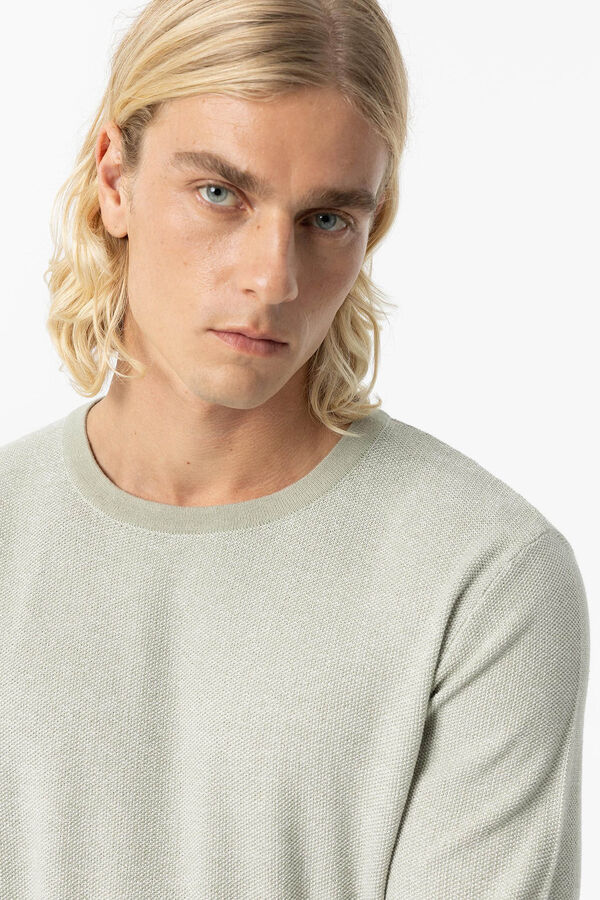 Tiffosi Camisola de malha com textura verde