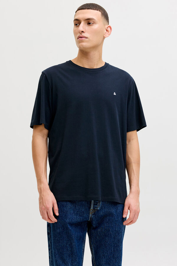 Jack & Jones Pack de 5 camisetas b&aacute;sicas blanco