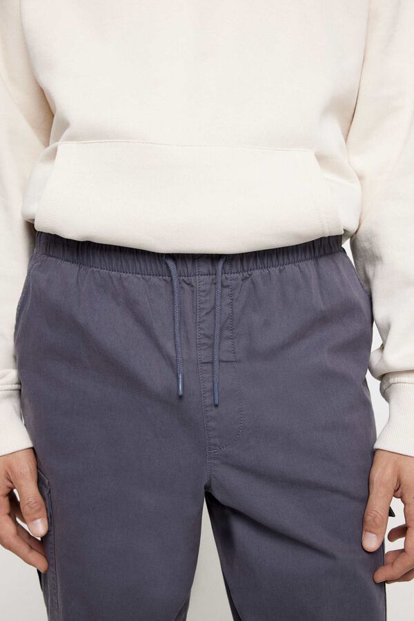 Springfield Pantal&oacute;n cargo parachute azul