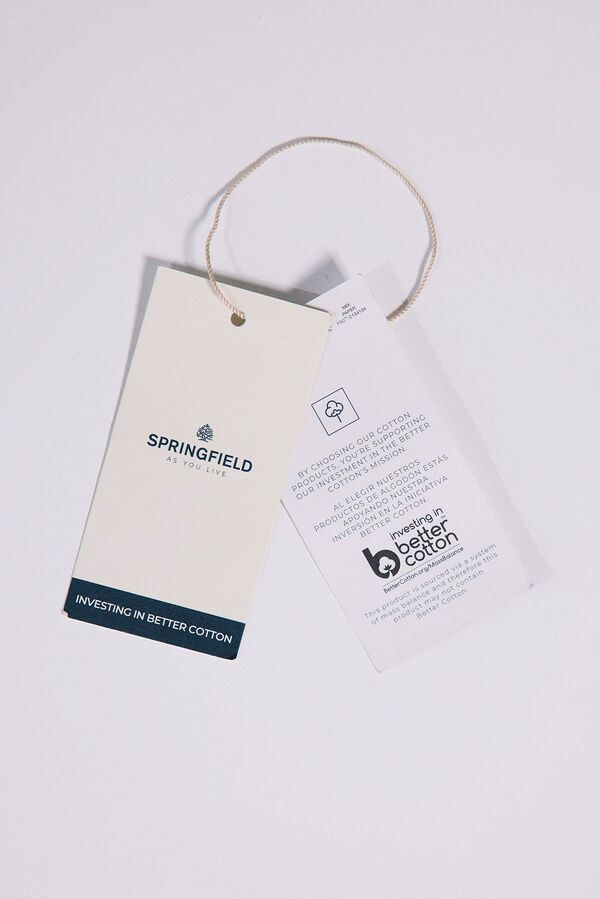 Springfield Cal&ccedil;as chino estampado slim fit azul