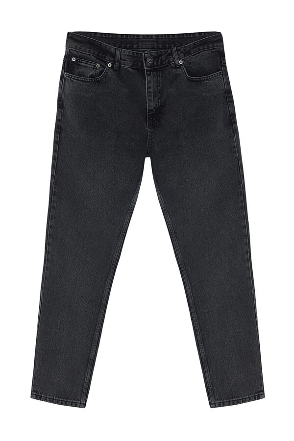 Trendyol Jeans regular de hombre negro