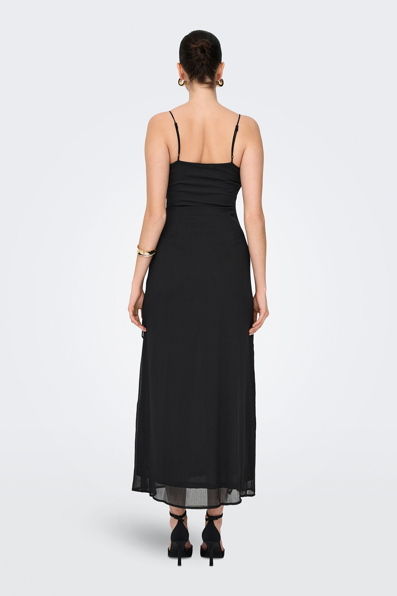 JDY Vestidos compridos folhos