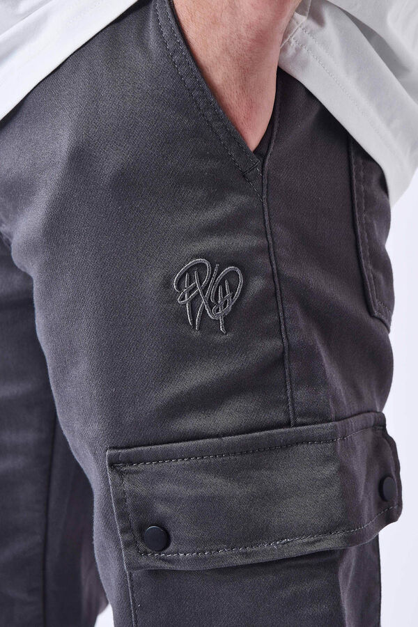 Project X Paris PANTAL&Oacute;N CARGO MULTI BOLSILLOS gris