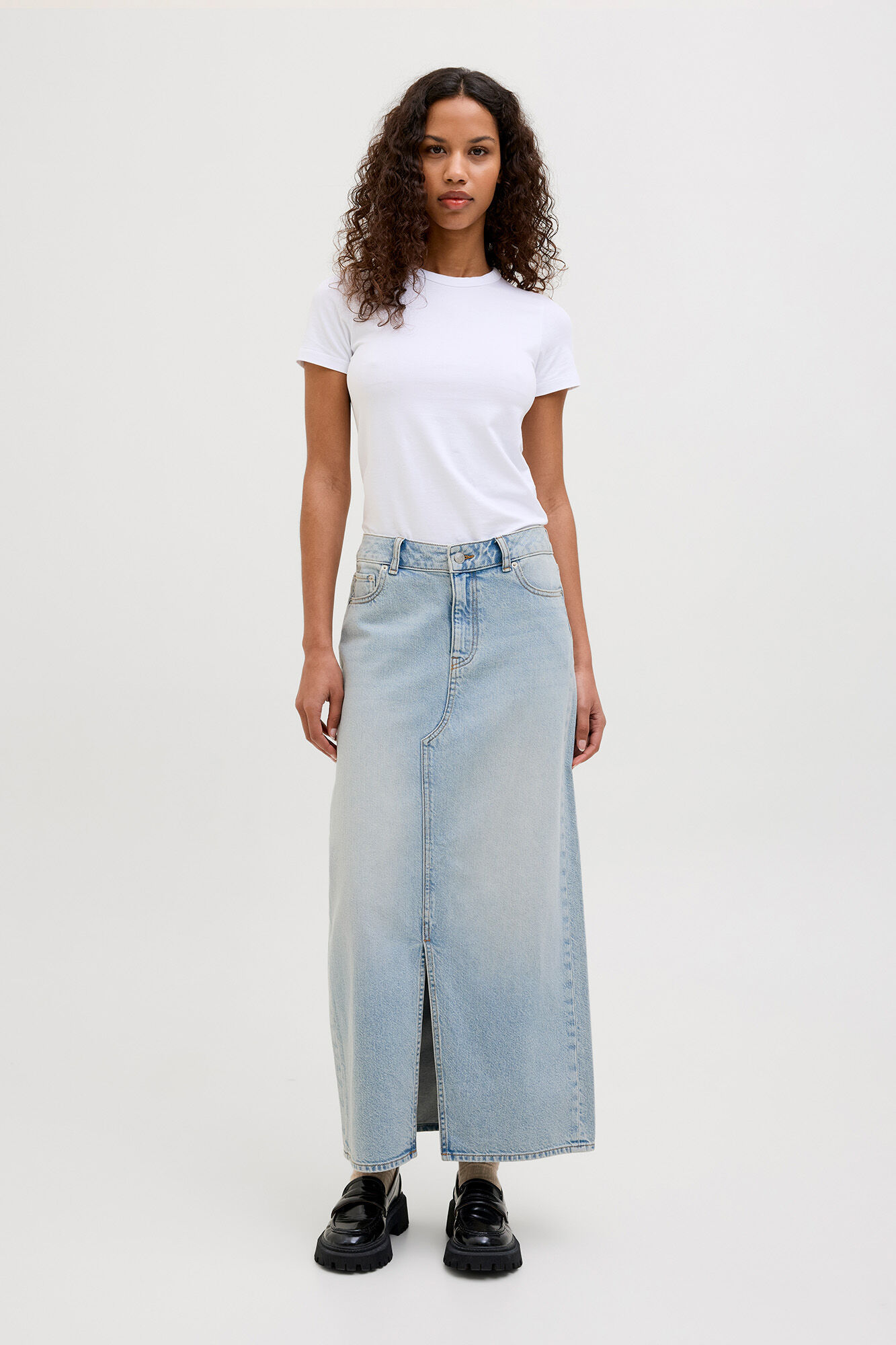 Jack & Jones Falda vaquera larga