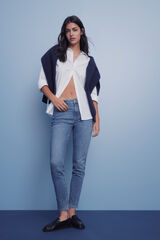 Springfield Jeans Push up azul