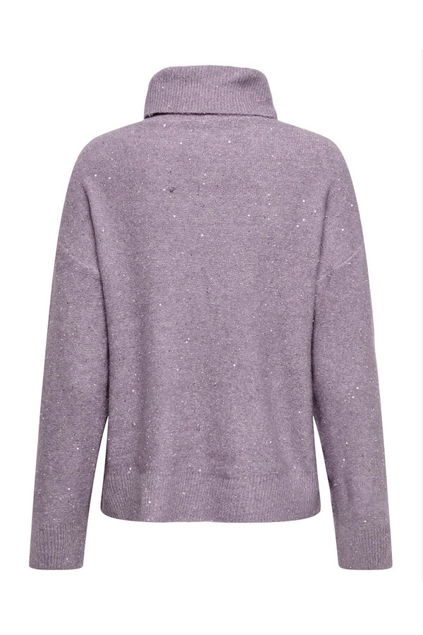 Only Camisola de lantejoulas rosa