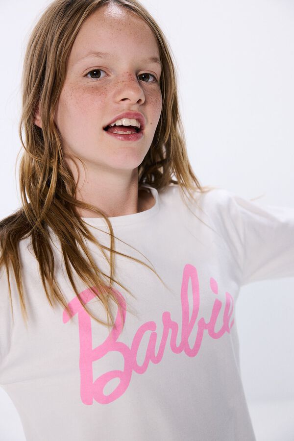 Springfield Kids Camiseta Barbie ni&ntilde;a blanco