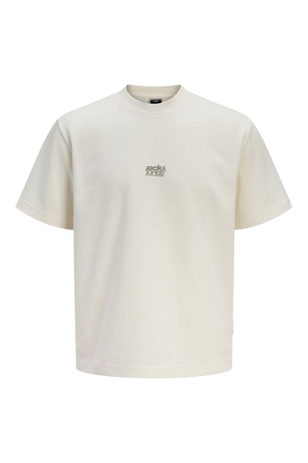 Jack & Jones T-shirt regular fit logo bege