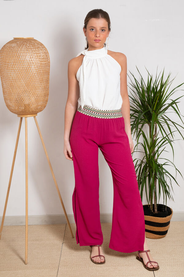 Cul Sac Pantal&oacute;n Rabat burdeos