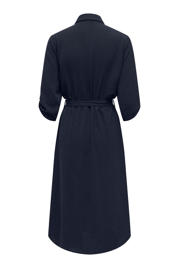 JDY Vestido de manga 3/4 azul