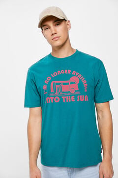 Springfield Camiseta caravan turquesa