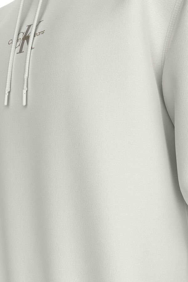 Calvin Klein Sudadera con capucha. blanco