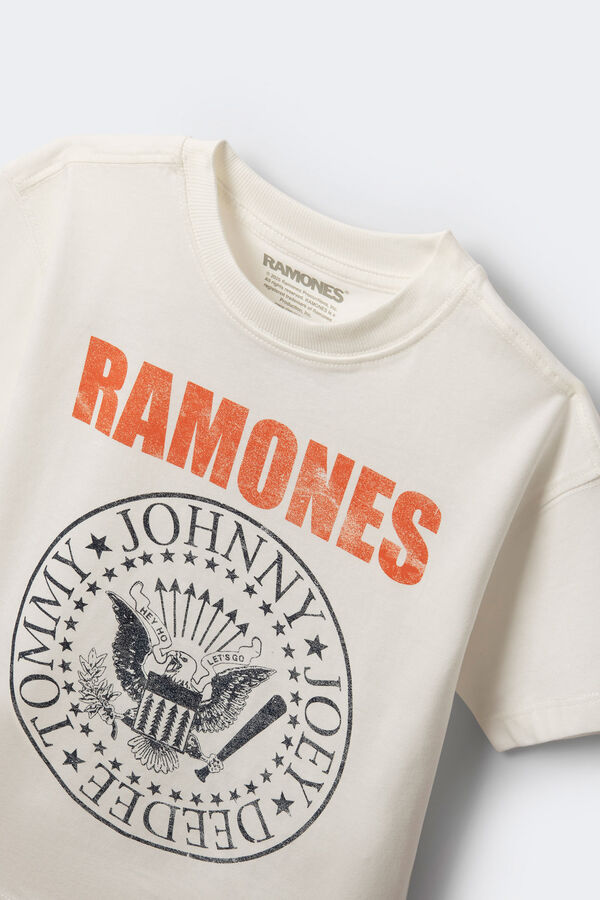 Springfield Kids Camiseta Ramones ni&ntilde;o marfil