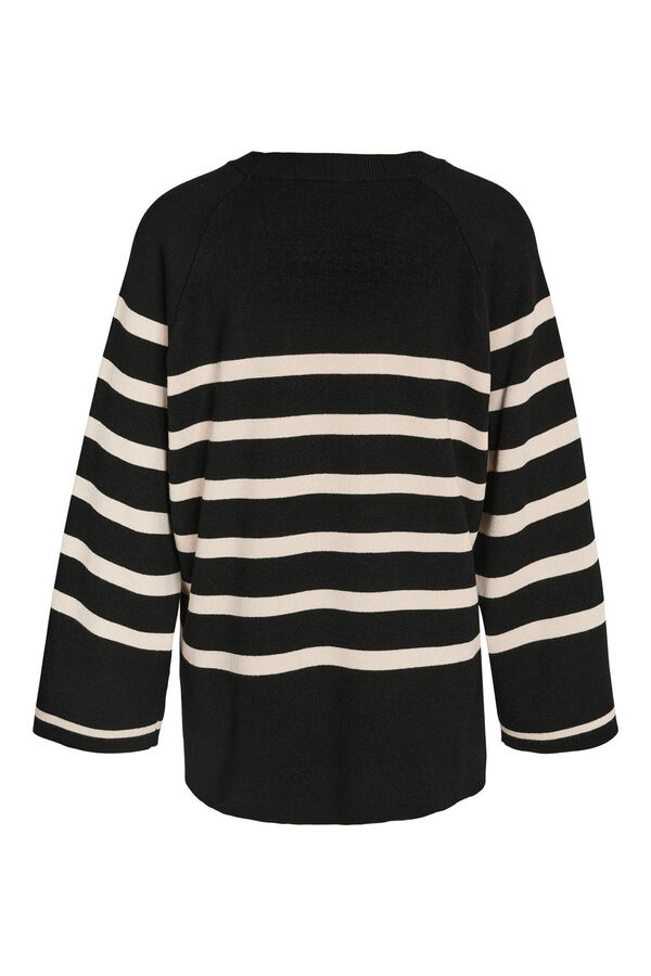 Noisy May Jersey a rayas negro