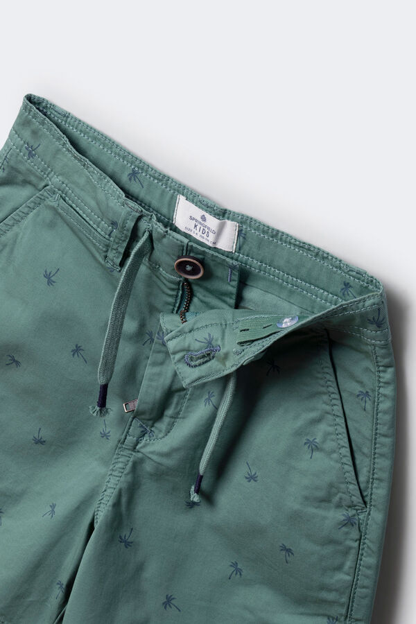 Springfield Kids Bermuda palmeras para niño coral