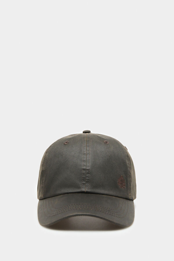 Springfield Gorra encerada marr&oacute;n