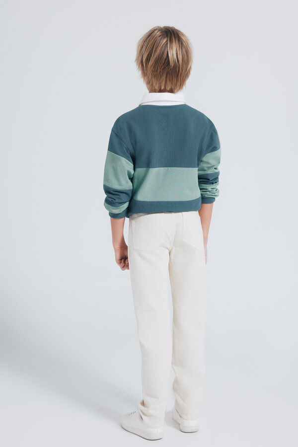 Springfield Kids Pantal&oacute;n Knit ni&ntilde;o blanco