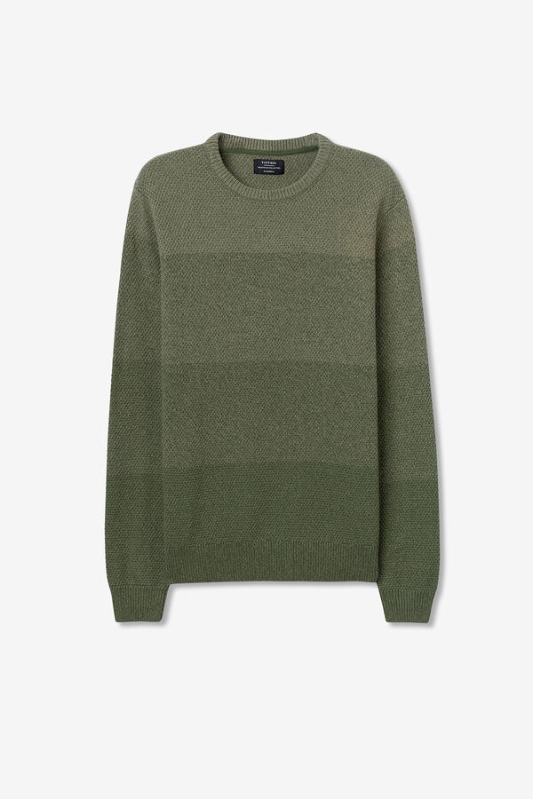 Tiffosi Jersey de Punto Dégradé verde