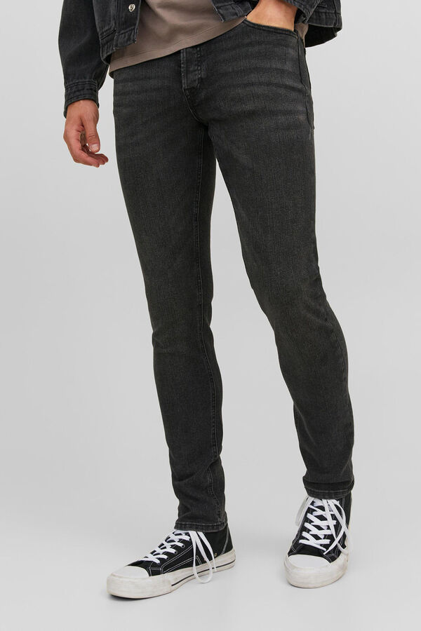 Jack & Jones Jeans Glenn slim fit preto