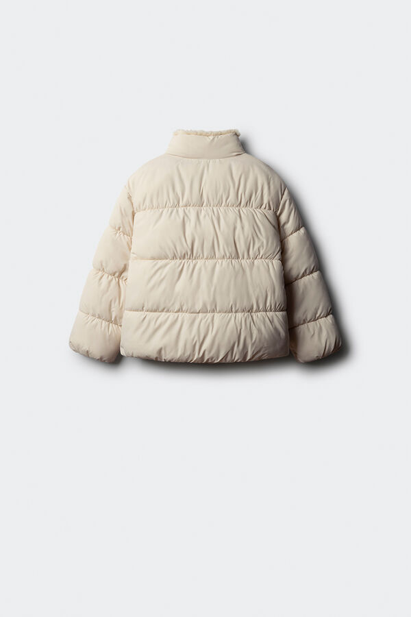 Springfield Kids Casaco acolchoada estrela para menina branco