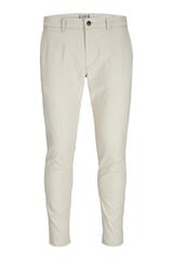 JJ REBEL Pantal&oacute;n chino slim tiro medio gris
