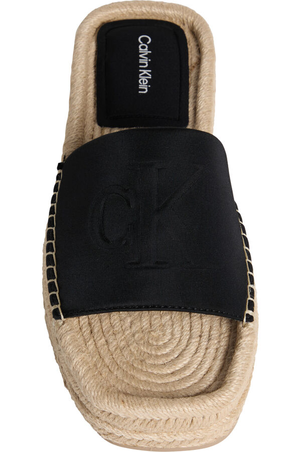 CK Jeans Alpargatas con plataforma negro