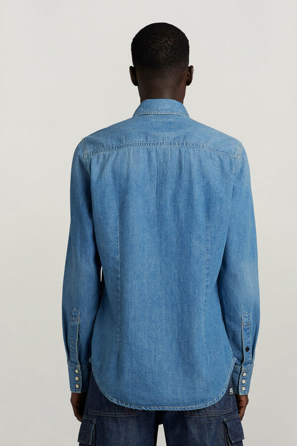 G-STAR Camisa Slim Denim azul